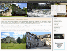 Tablet Screenshot of gites-cougousse.com